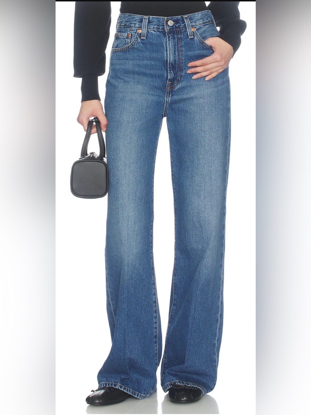 Levi’s Ribcage Wide Leg Jean in Maybe Anywhere - Picture 3 of 8